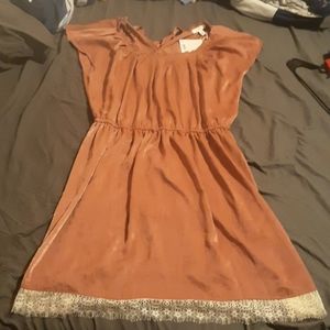 Pink Satin Lauren Conrad Dress